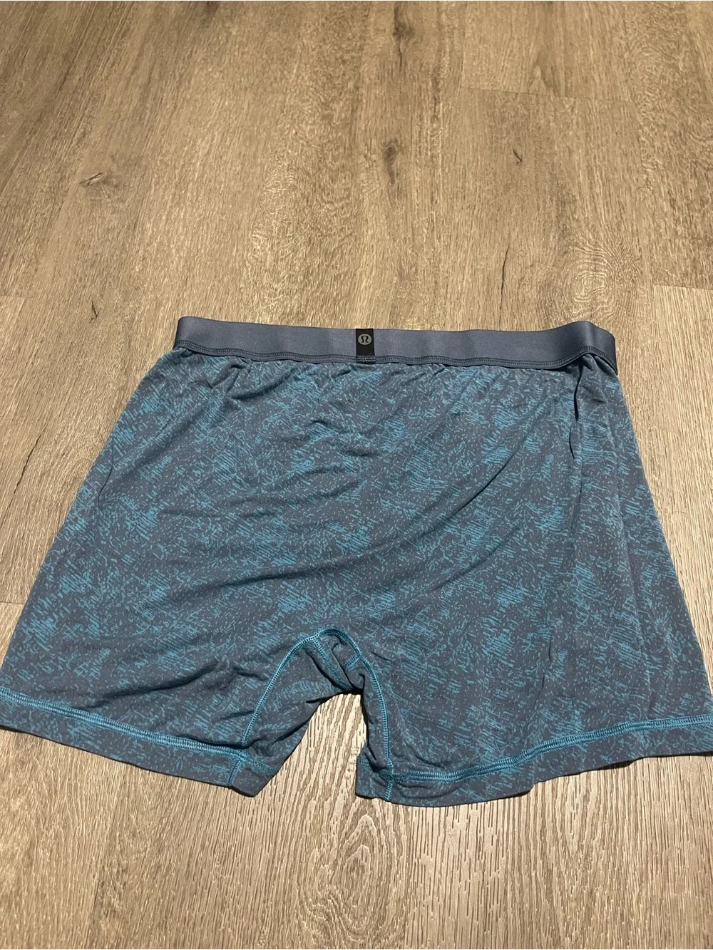lululemon athletica Teal Patterned Men’s Boxer Briefs